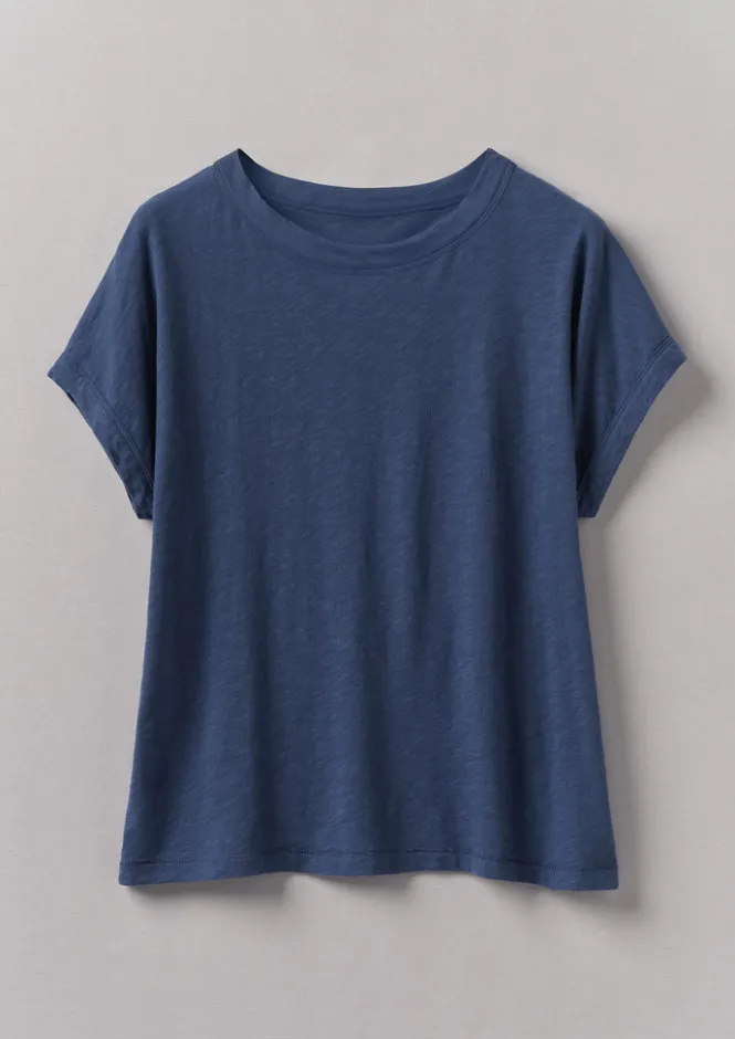 Jersey|Tops & Tees-TOAST Alda Organic Cotton Easy Tee Thistle