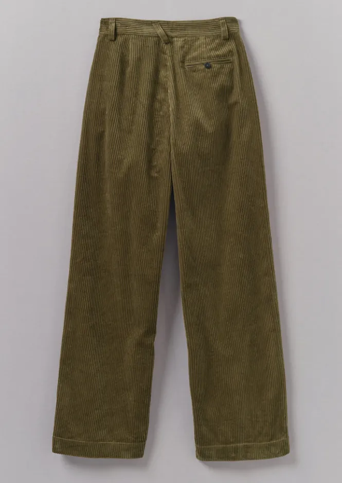 Cord|Workwear-TOAST Annie Organic Cord Full Length Trousers Barley