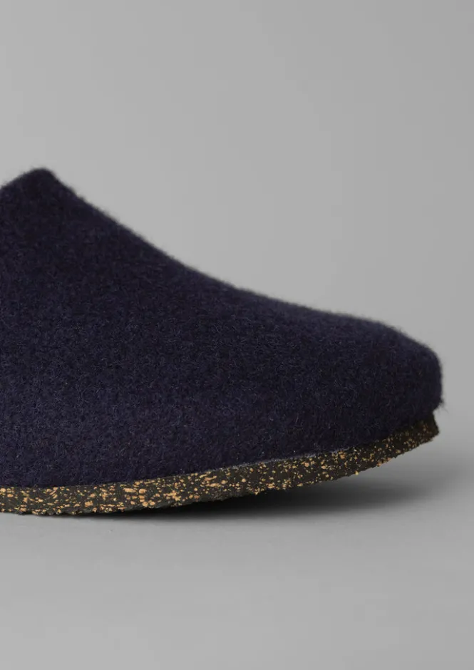 Slippers|Nightwear-TOAST Bosabo Felt Slippers Indigo
