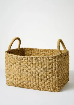Baskets-TOAST Chatai Weave Hogla Storage Basket Natural