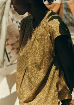 Nightwear-TOAST Collage Floral Cotton Pyjamas PaleGold