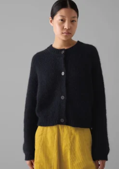 Knitwear-TOAST Dolman Sleeve Cardigan DarkNavy