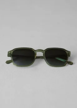 Sunglasses-TOAST Finlay and Co Chepstow Sunglasses BottleGreen