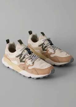Trainers & Plimsolls-TOAST Flower Mountain Yamano Kaiso Trainers Ecru/Beige