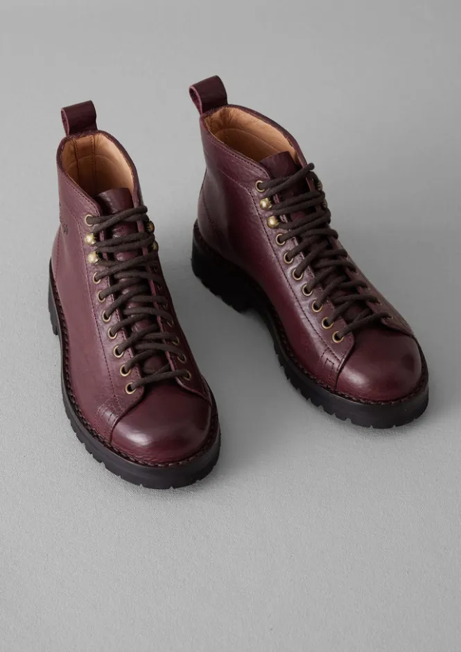 Boots-TOAST Fracap Leather Monkey Boots Chianti