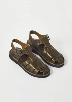 Sandals-TOAST Fracap Ola Sandals Olive