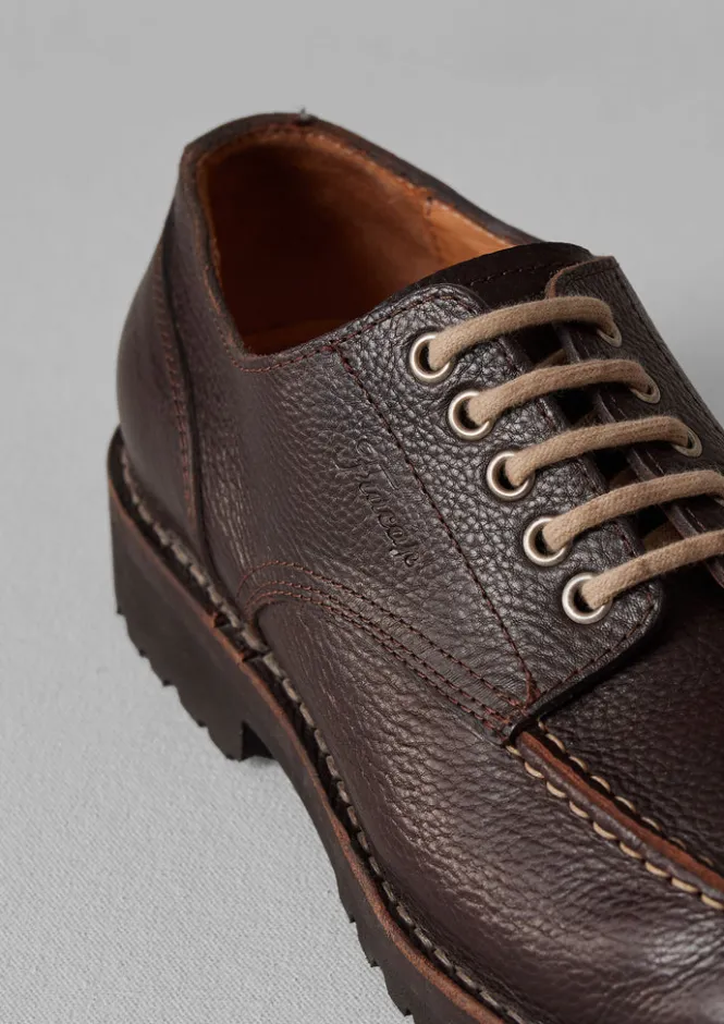 Shoes-TOAST Fracap Postman Shoes DarkBrown