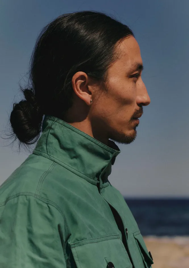 Coats & Jackets-TOAST Halley Stevensons Waxed Cotton Coat BlueJade