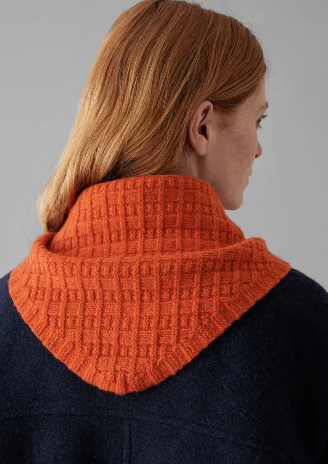 Hats, Scarves & Gloves-TOAST Knitted Wool Bandana Ember
