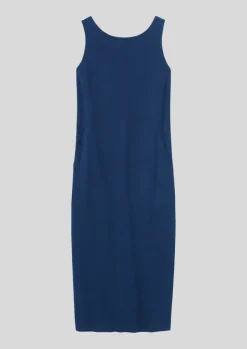 Loungewear|Dresses-TOAST Lydia Jersey Shift Dress WashedIndigo