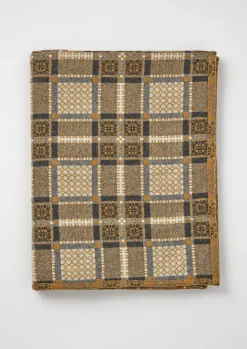Textiles|Blankets & Throws-TOAST Melin Tregwynt Welsh Blanket Mead/Ash