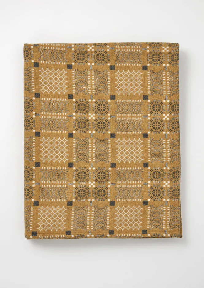Textiles|Blankets & Throws-TOAST Melin Tregwynt Welsh Blanket Mead/Ash