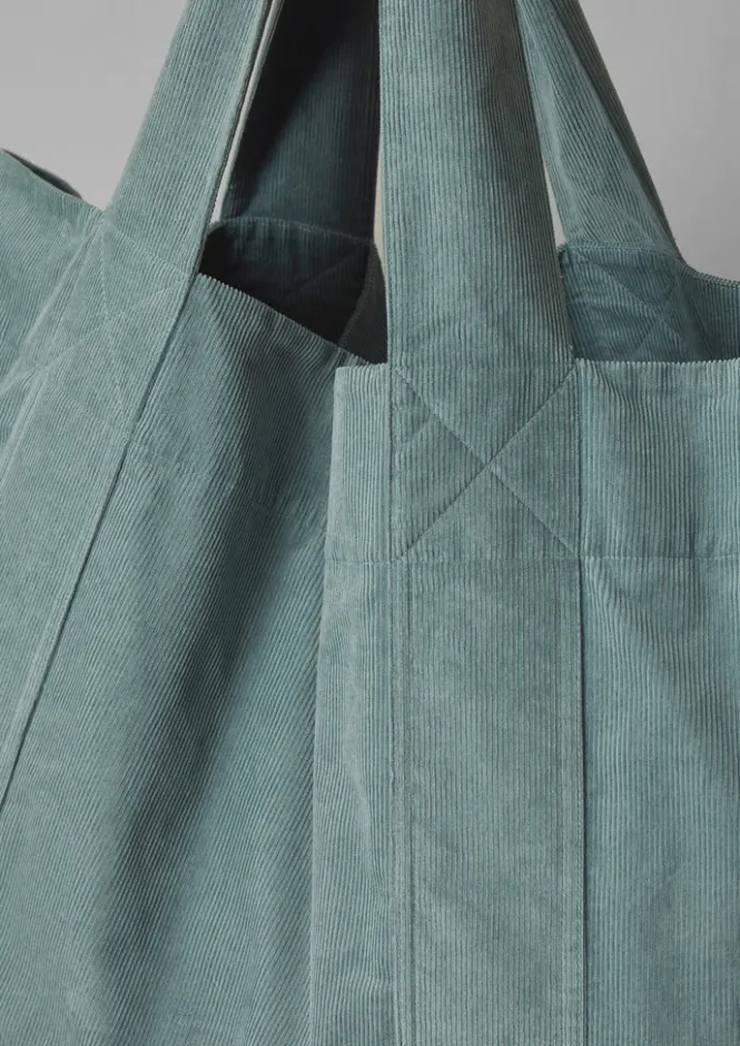 Bags & Belts|Bags & Belts-TOAST Organic Cord Lounge Bag DustyBlue
