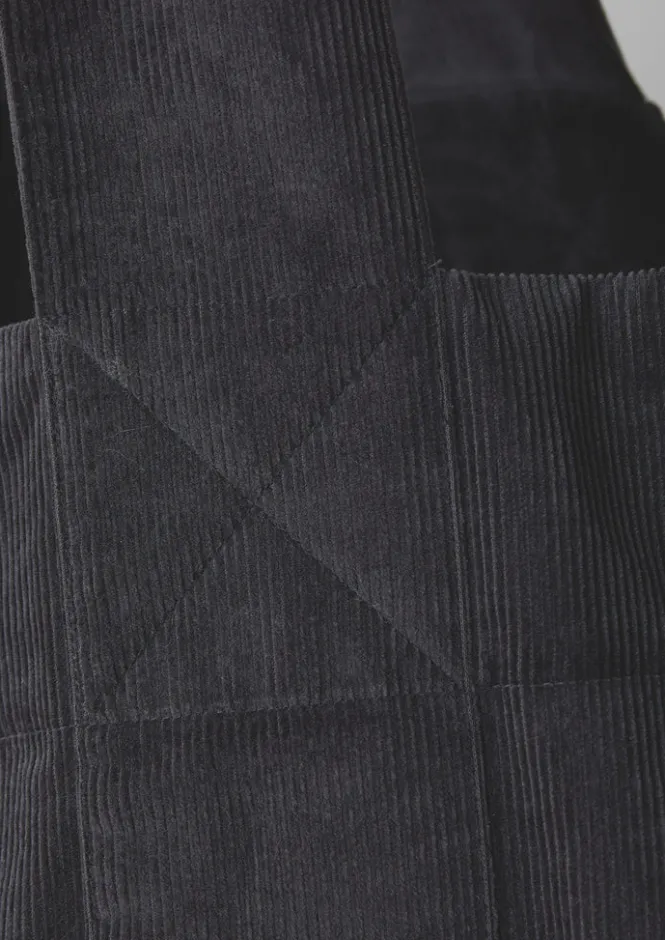 Bags & Belts|Bags & Belts-TOAST Organic Cord Lounge Bag Charcoal