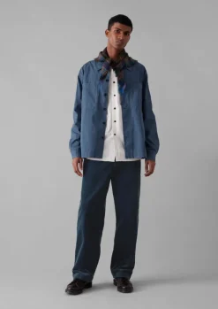 Cord|Trousers-TOAST Rory Organic Cord Trousers DustyNavy