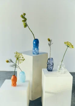 Glass|Decorative Pieces-TOAST Rosie Stonham Large Membrane Vase SoftBlue