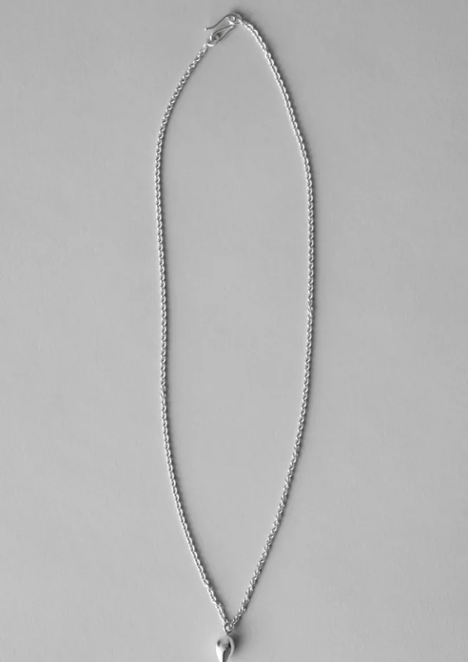 Jewellery-TOAST Sally Lacock Pod Pendant Necklace Silver