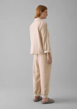 Nightwear-TOAST Soft Double Faced Cotton Pyjamas SoftHeather/Celery