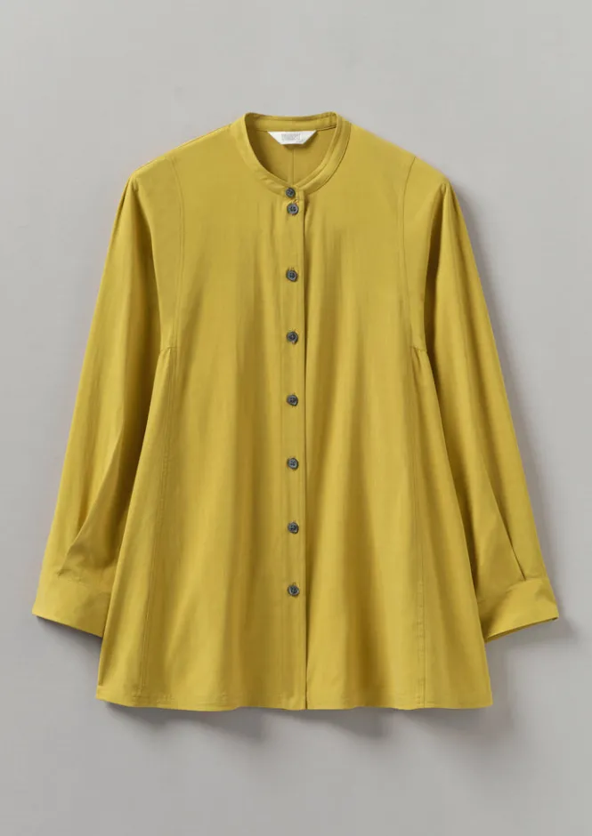 Shirts|Tops & Tees-TOAST Spun Silk Shirt GoldenOlive
