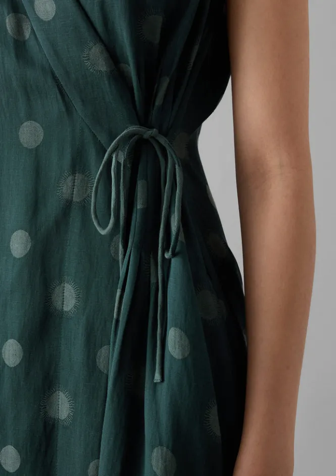 Dresses-TOAST Sun and Moon Jacquard Dress Oil