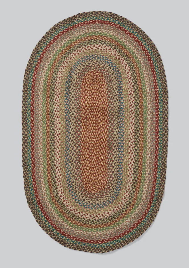 Textiles|Rugs-TOAST The Braided Rug Company Organic Jute Rug Multi