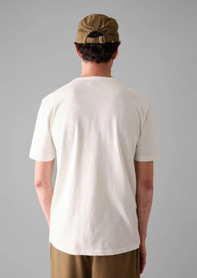 Tops & Tees-TOAST Theo Organic Cotton Short Sleeve Tee Chalk