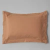 Textiles|Bed Linen-TOAST Washed Linen Cotton Oxford Pillowcase Set Bracken
