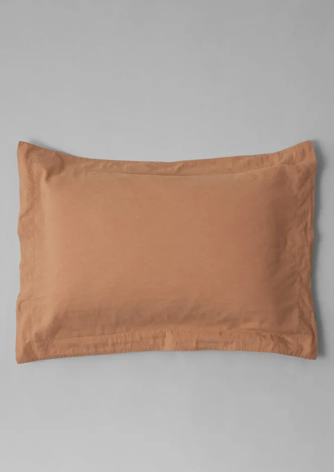 Textiles|Bed Linen-TOAST Washed Linen Cotton Oxford Pillowcase Set Bracken